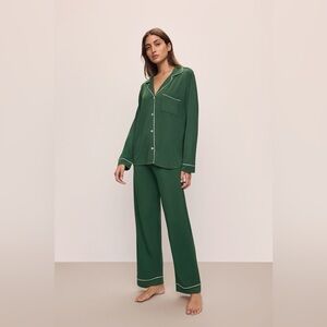 Eberjey forest green modal pajama set